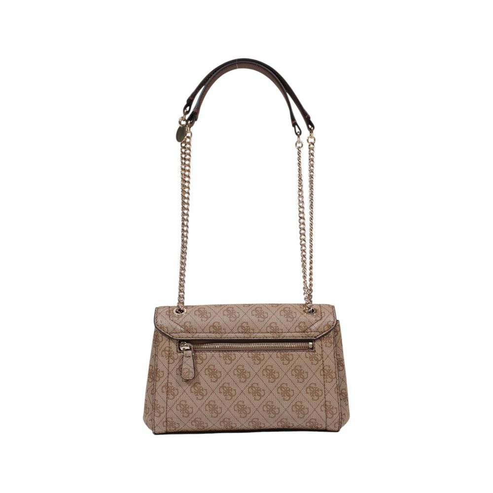 Guess Braune Handtasche aus Polyethylen