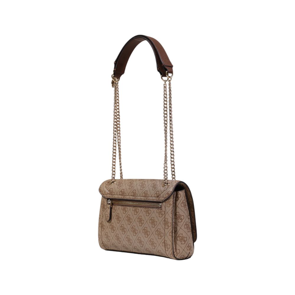 Guess Braune Handtasche aus Polyethylen