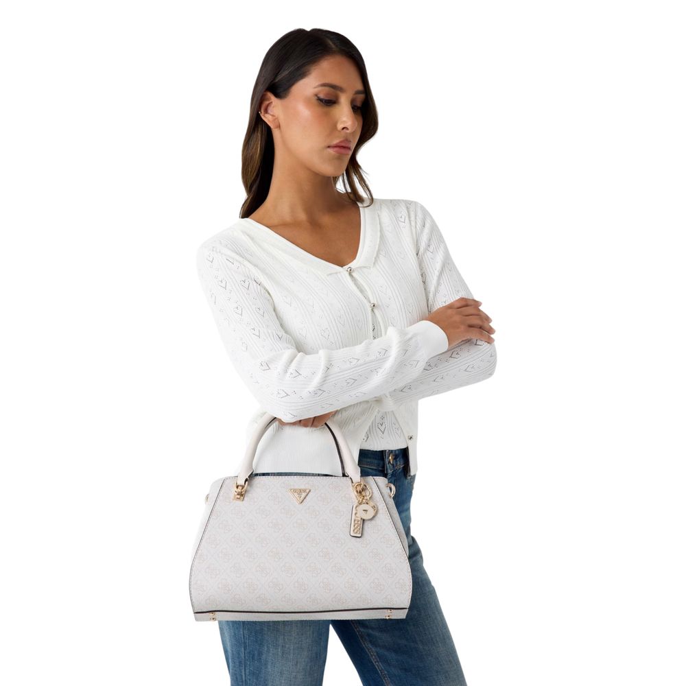 Guess Weiße Handtasche aus Polyethylen