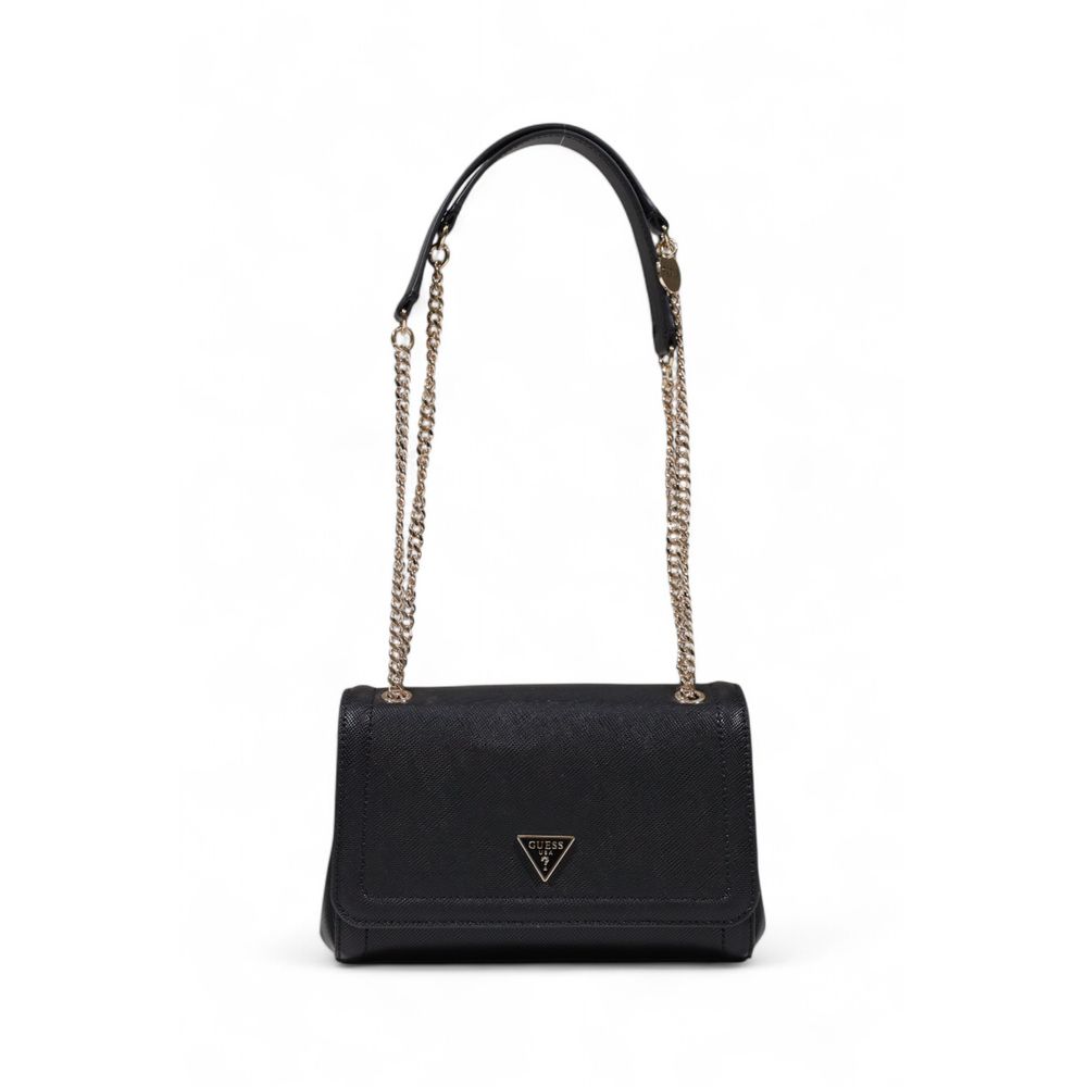 Guess Schwarze Handtasche aus Polyethylen