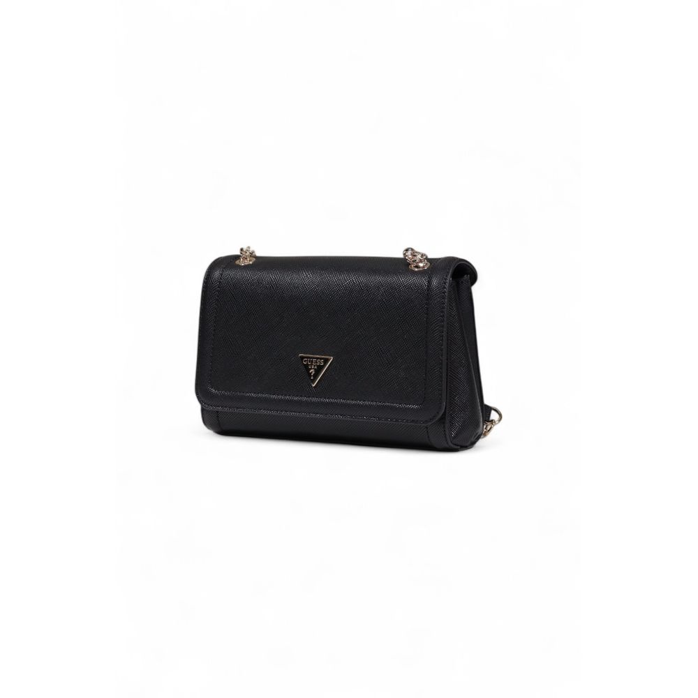 Guess Schwarze Handtasche aus Polyethylen