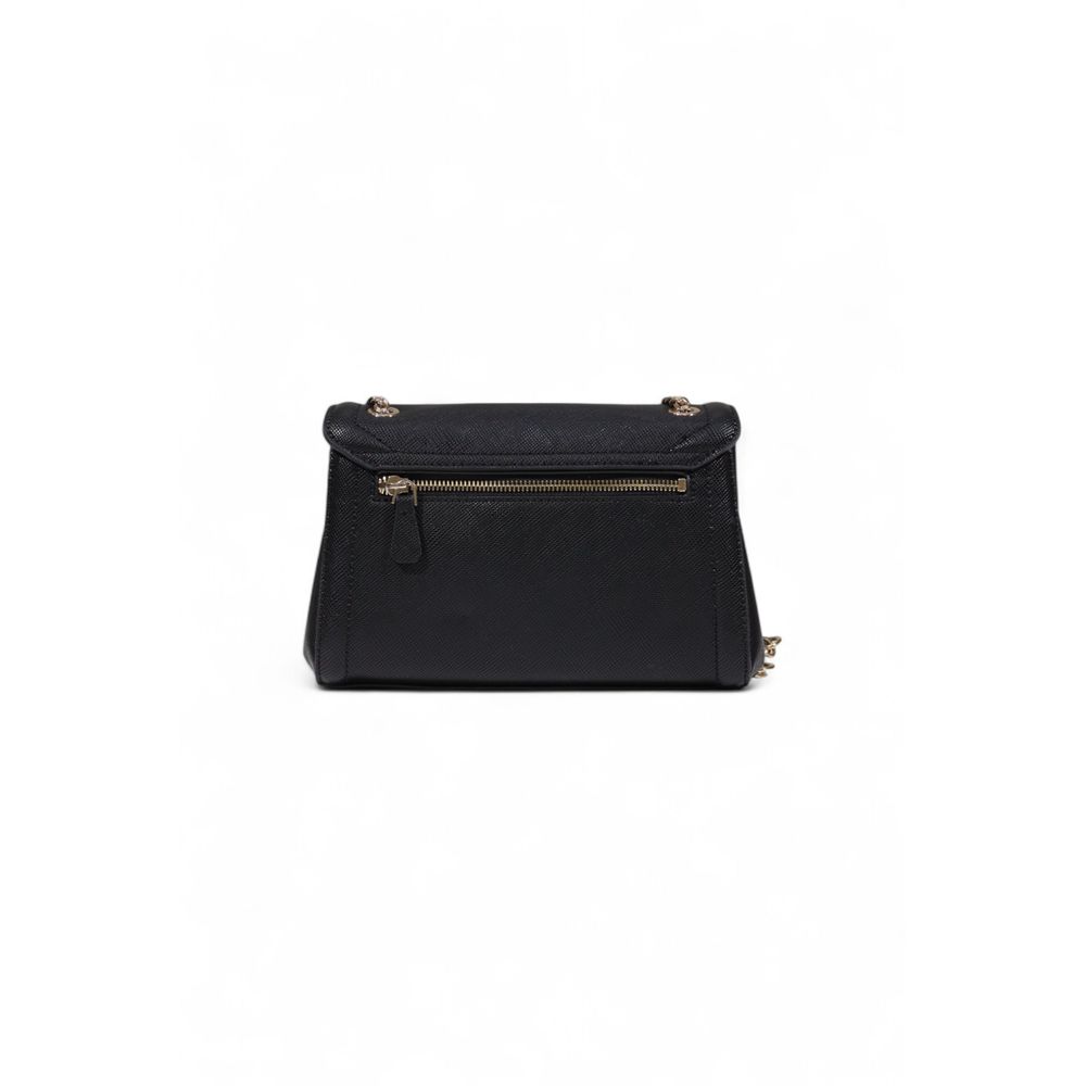 Guess Schwarze Handtasche aus Polyethylen
