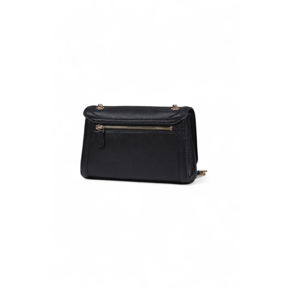 Guess Schwarze Handtasche aus Polyethylen