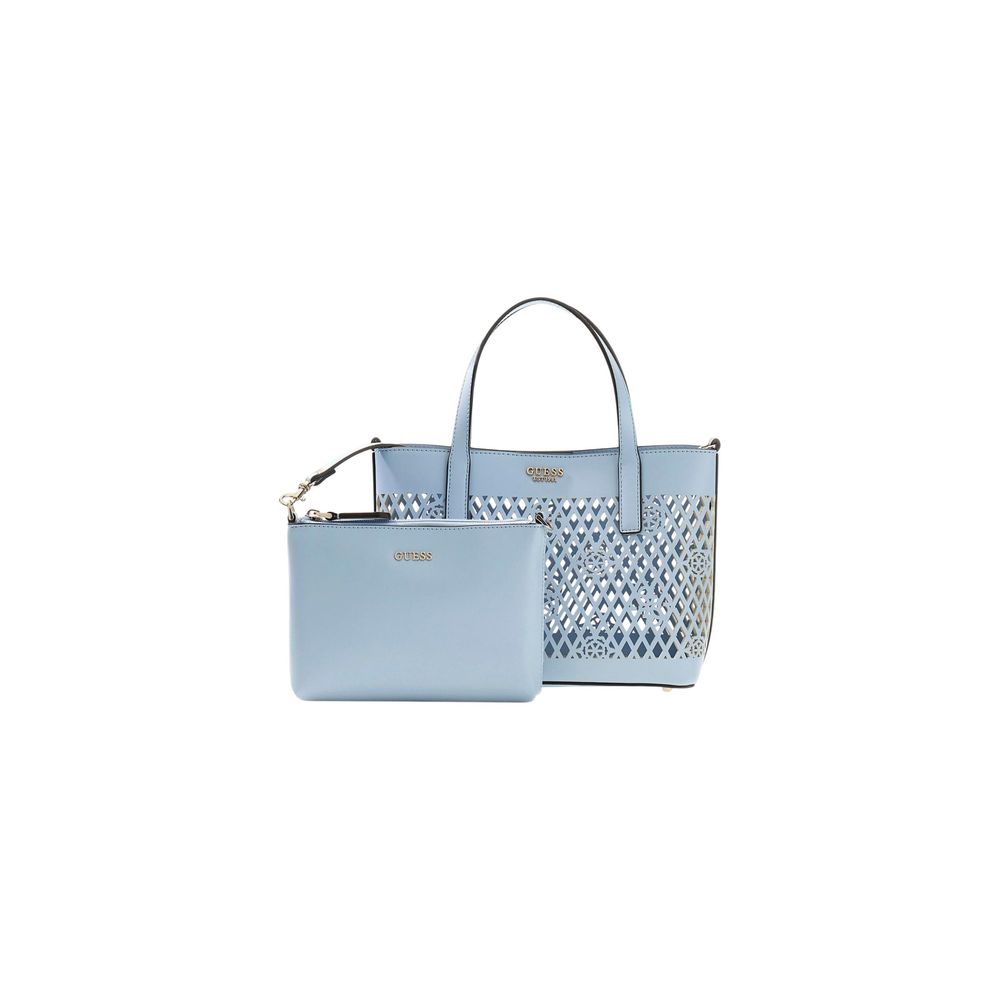 Guess Handtasche aus Polyethylen in Blau