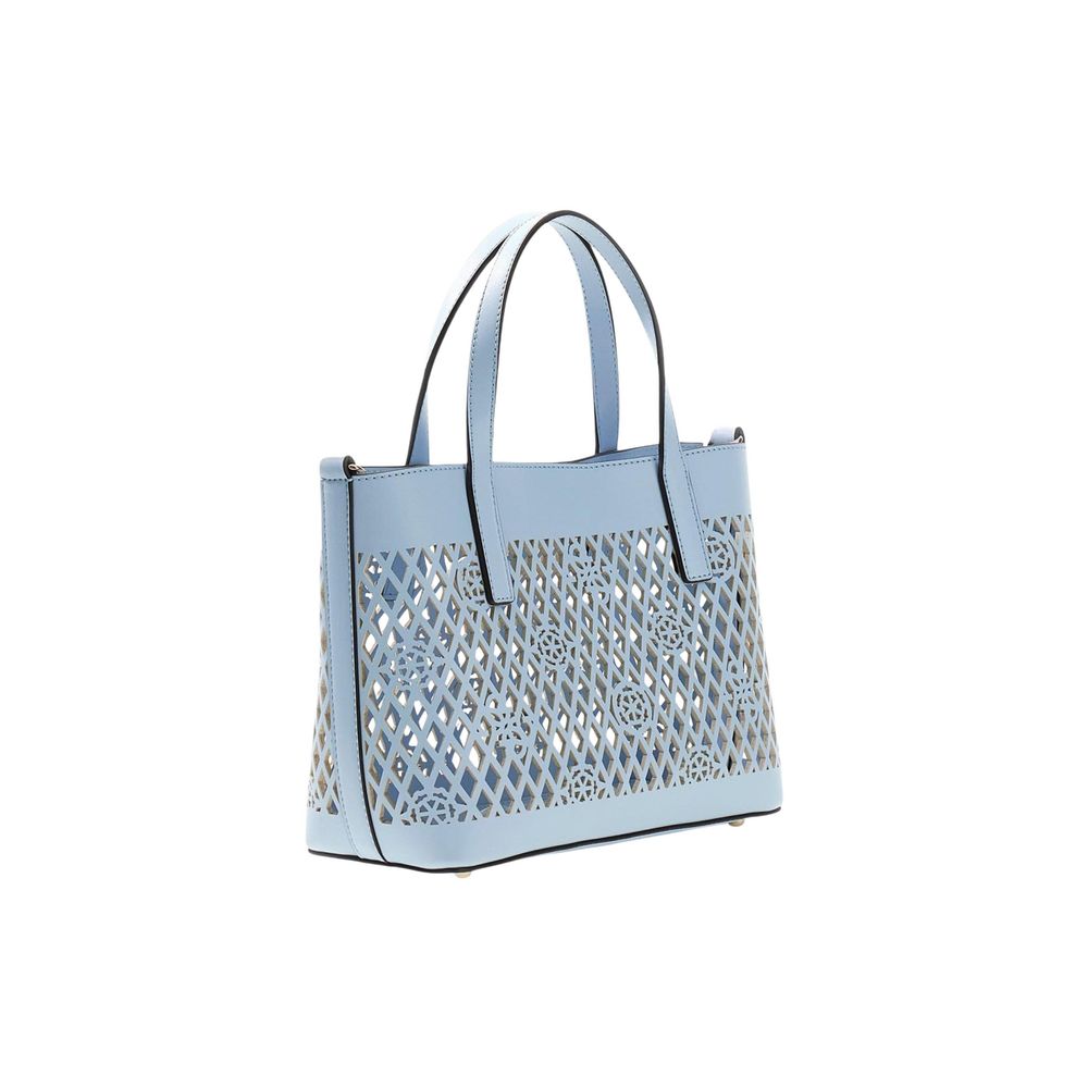 Guess Handtasche aus Polyethylen in Blau