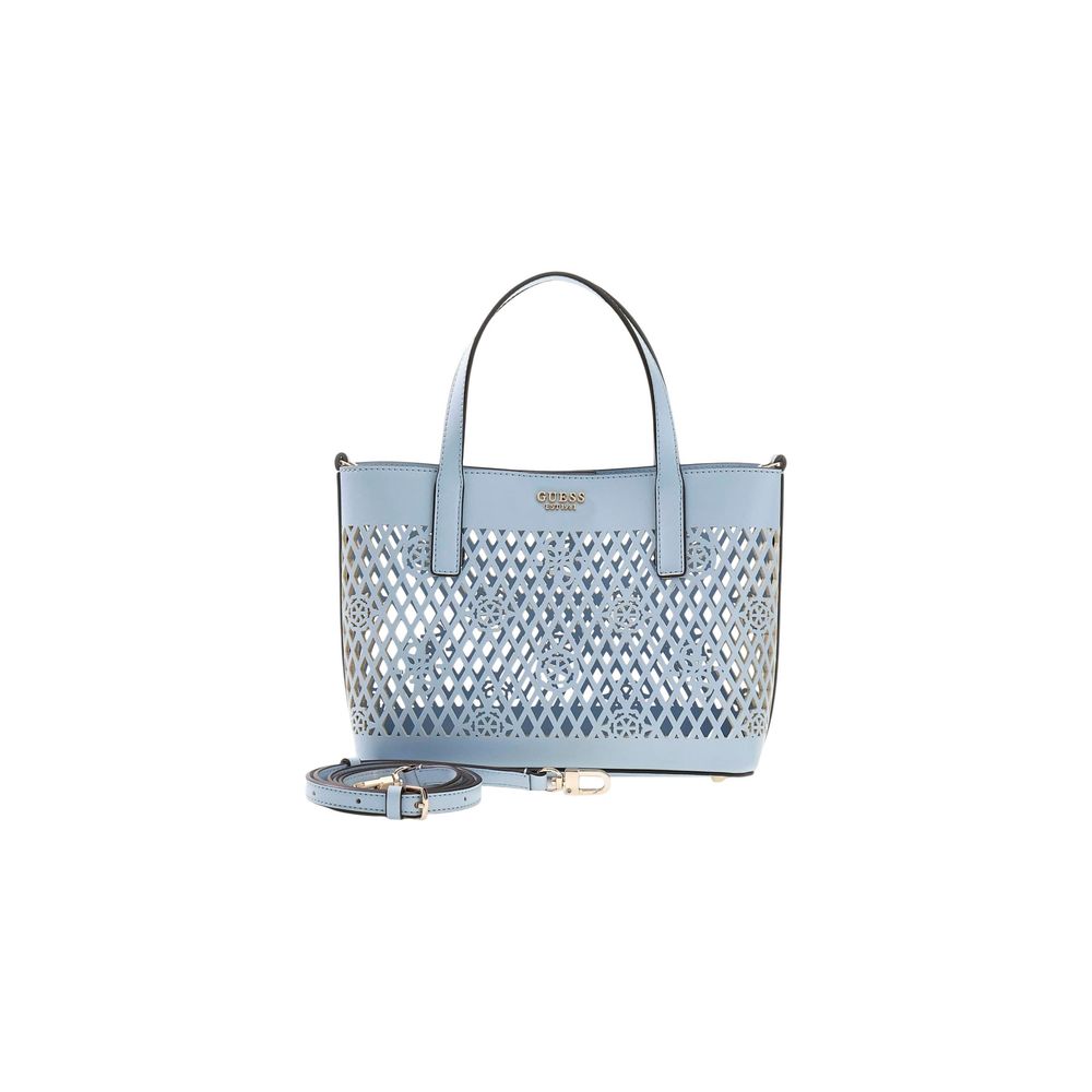 Guess Handtasche aus Polyethylen in Blau