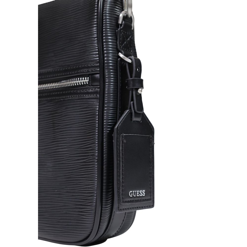 Guess Schwarze Schultertasche aus Polyethylen