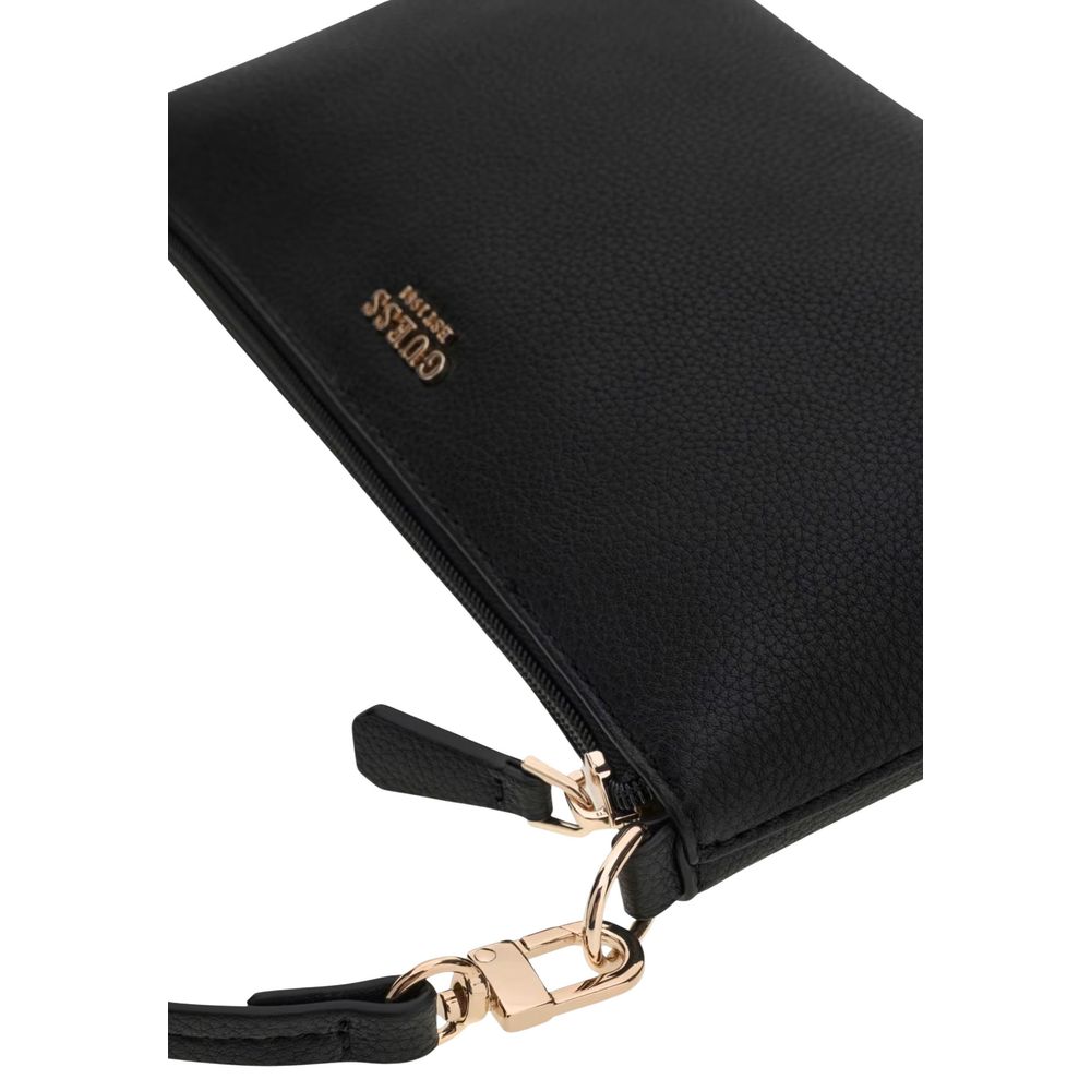Guess Schwarze Handtasche aus Polyethylen