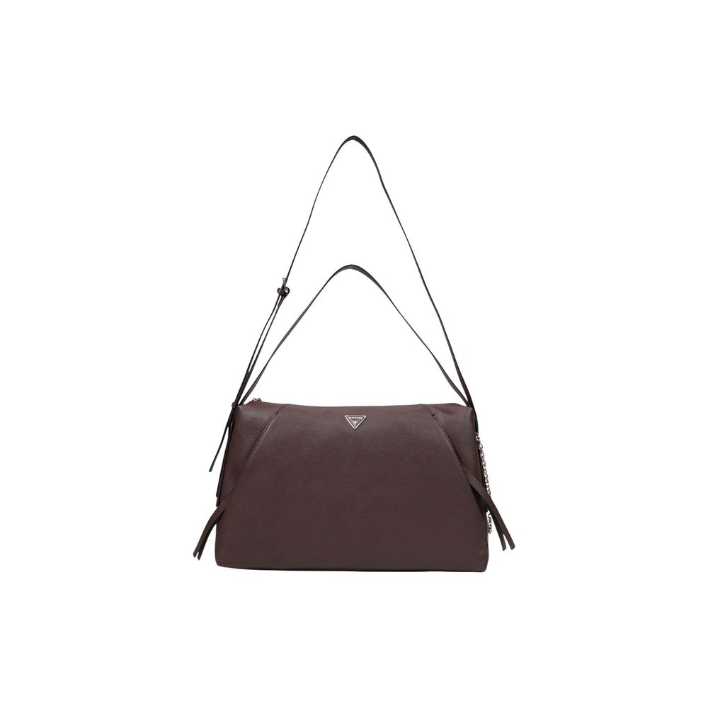 Guess Braune Handtasche aus Polyethylen