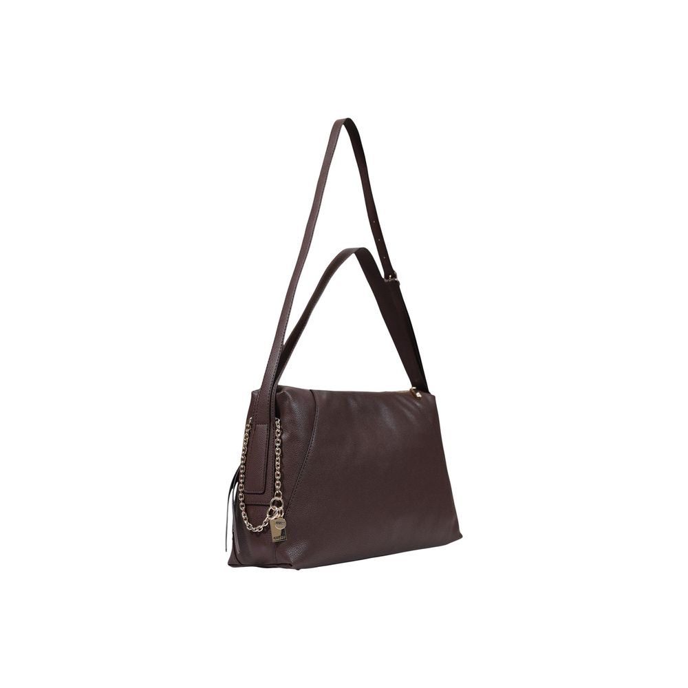 Guess Braune Handtasche aus Polyethylen