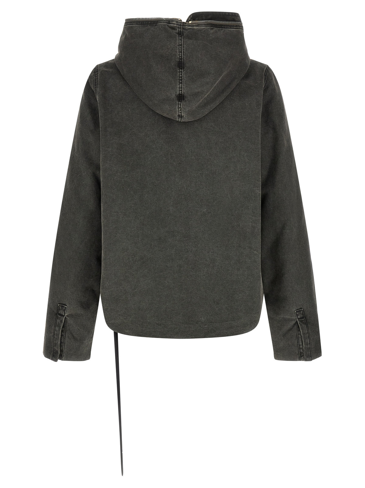 DRKSHDW Graue Baumwolljacke in voller Länge