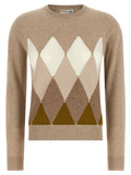 Ballantyne Beige Cashmere Cardigan