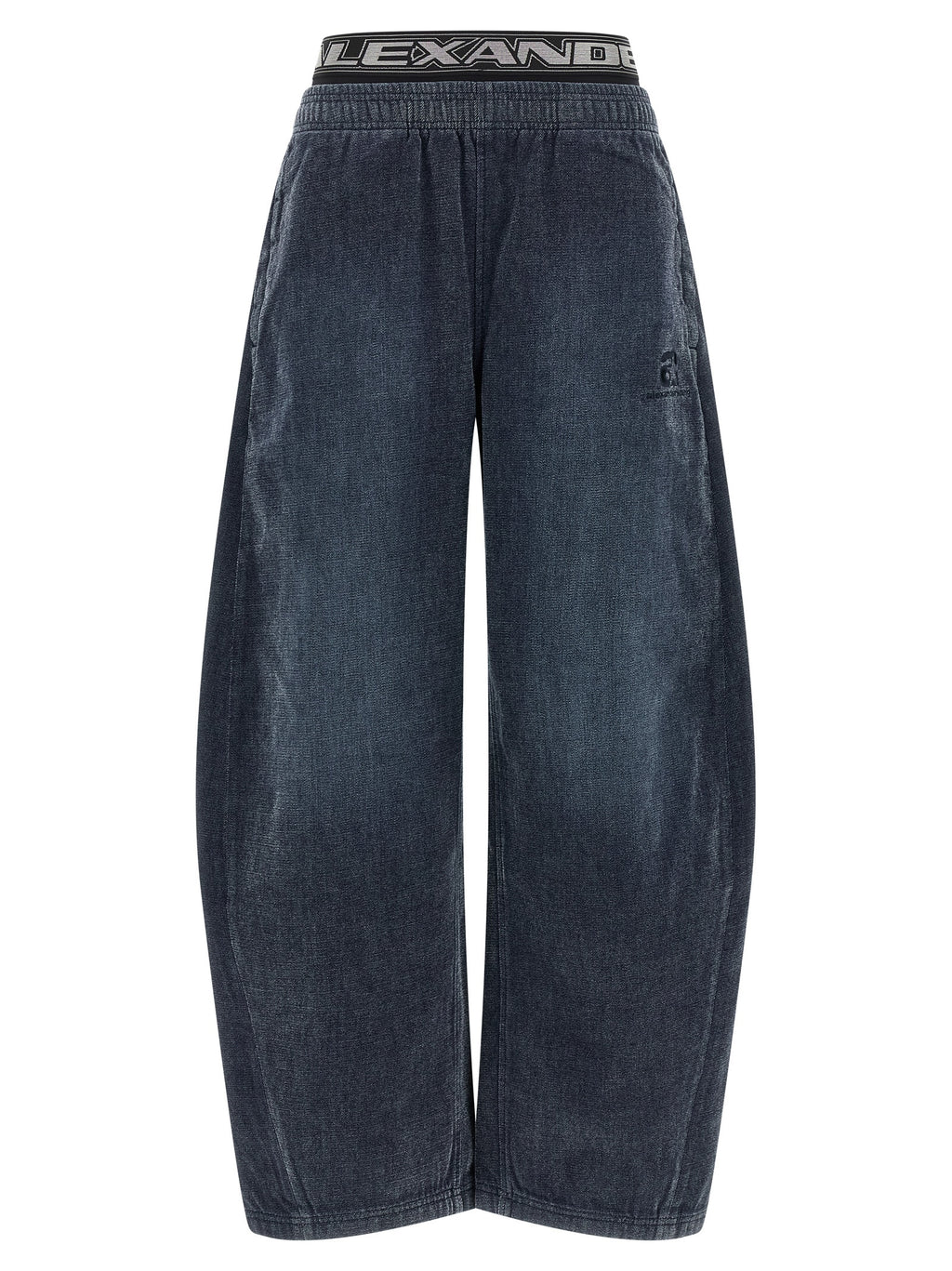 Alexander Wang Schwarze Baumwoll-Freizeithose