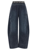 Alexander Wang Schwarze Baumwoll-Freizeithose