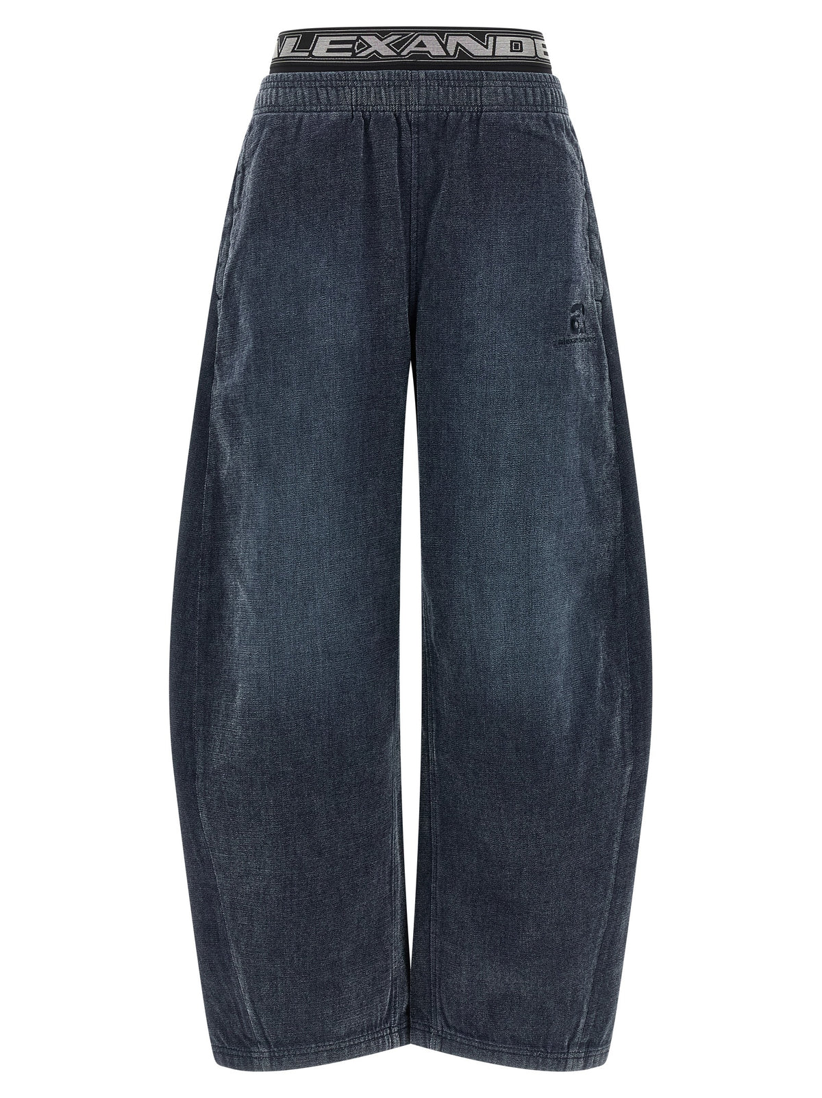 Alexander Wang Schwarze Baumwoll-Freizeithose