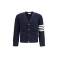 Thom Browne Blauer Wollcardigan Oves Aries