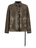 DRKSHDW Graue Jeansjacke aus Baumwolle