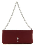 Christian Louboutin Bordeaux Elastan Clutch Bag
