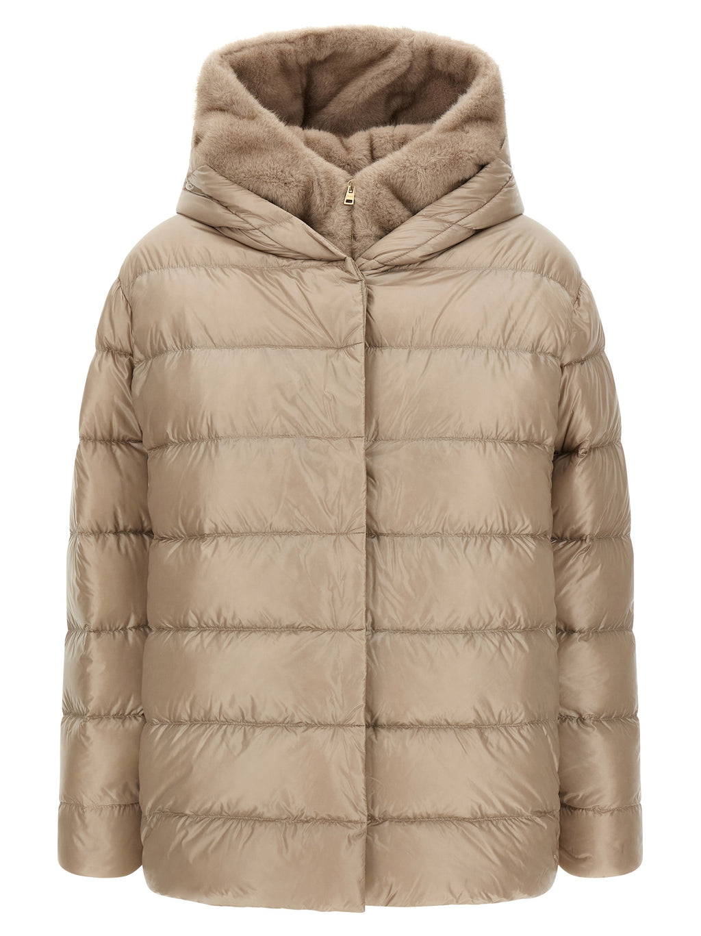 Herno Beige Polyamid Steppjacke