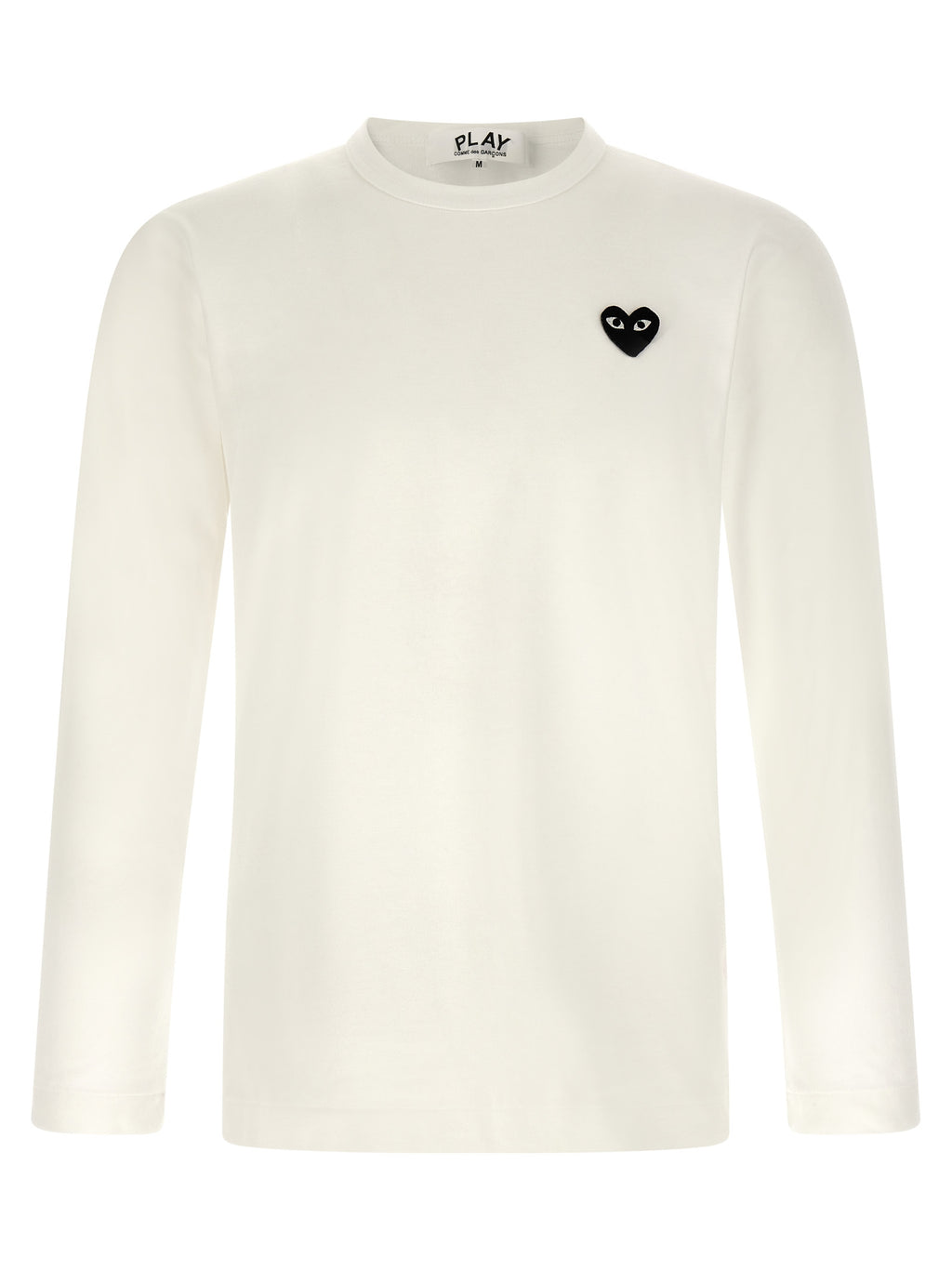 Comme Des Garçons Play Weißes Baumwoll-T-Shirt