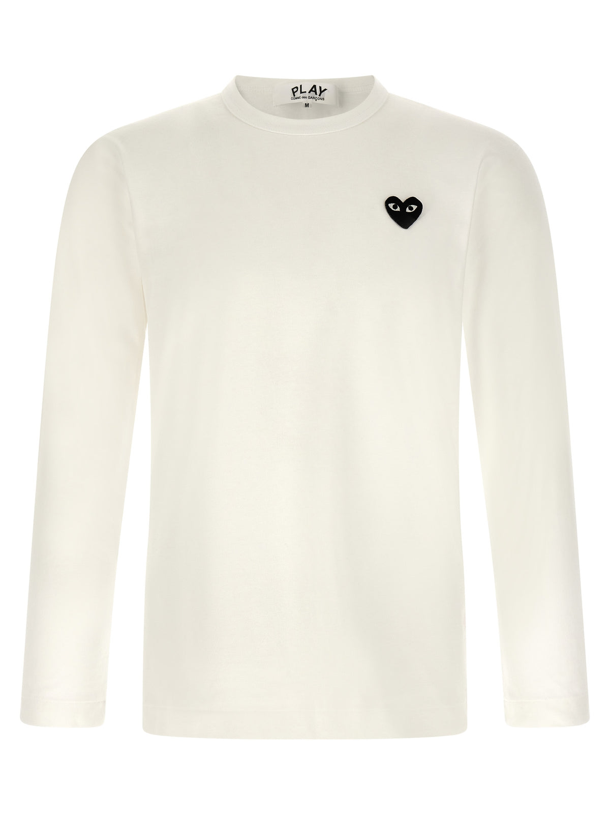 Comme Des Garçons Play Weißes Baumwoll-T-Shirt