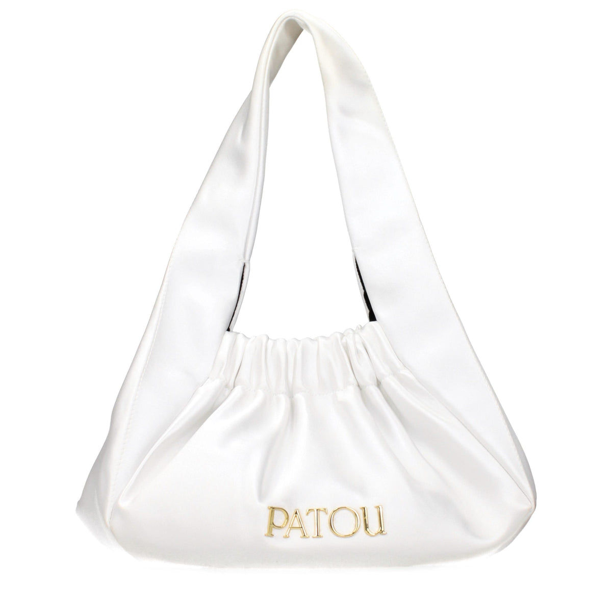 Patou Weiße Stoffhandtasche