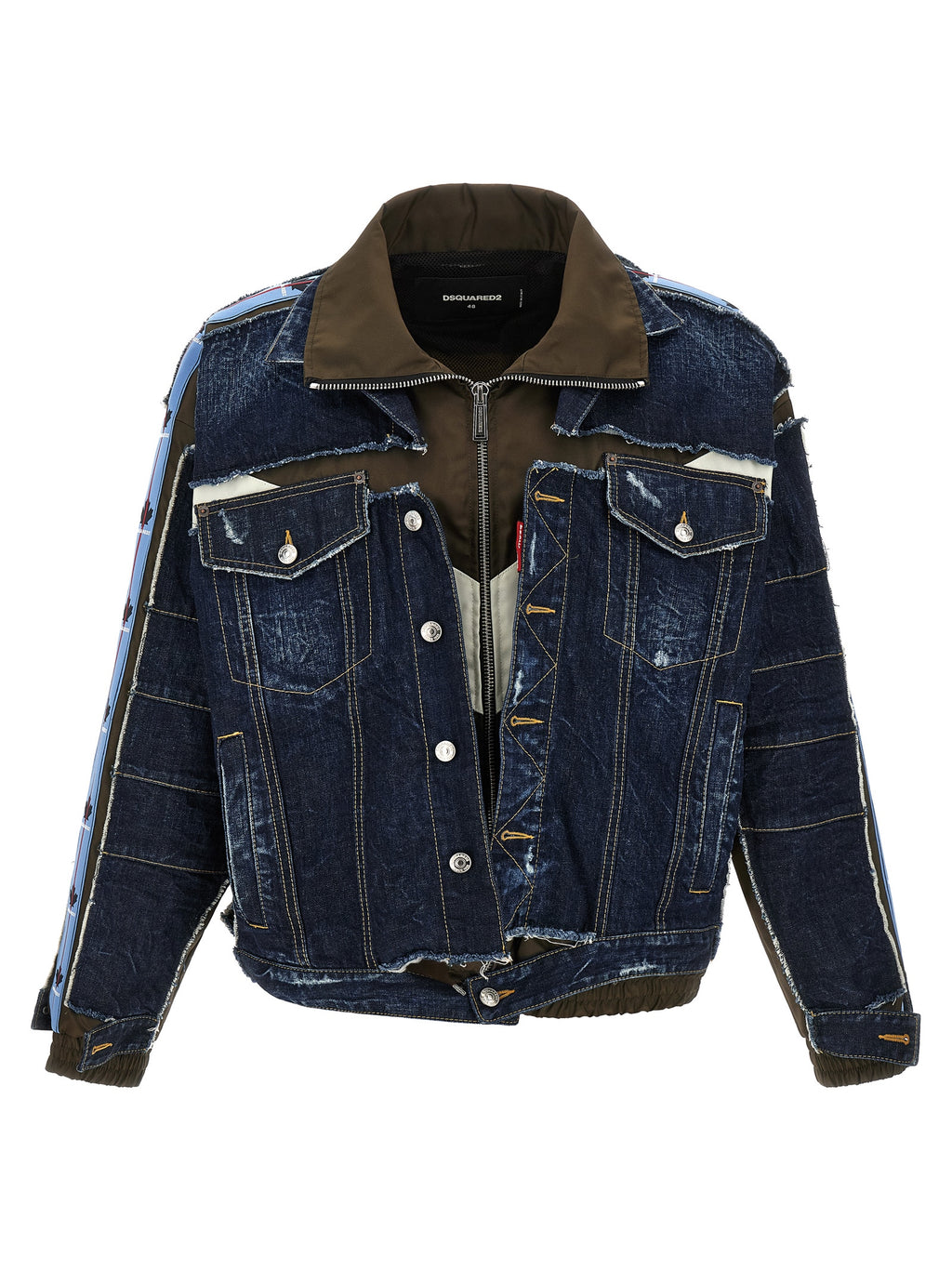 Dsquared² Blaue Jeansjacke aus Baumwolle