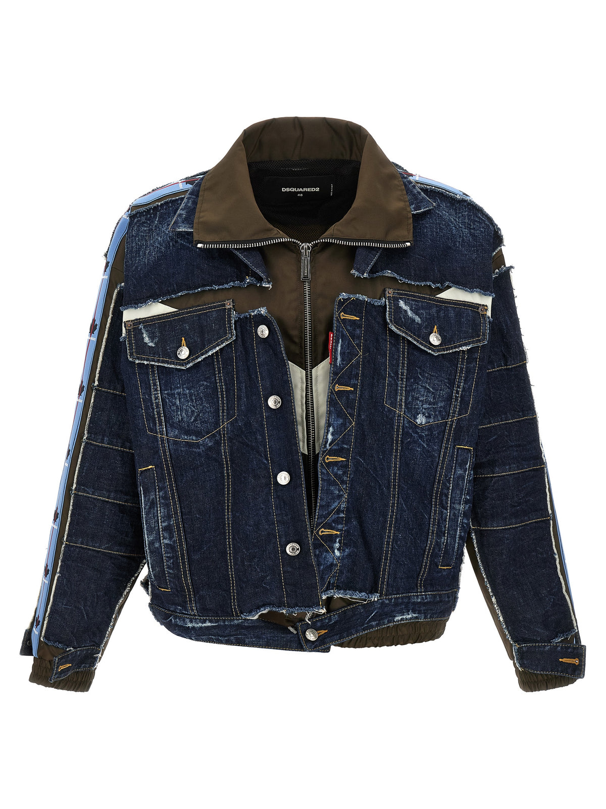 Dsquared² Blaue Jeansjacke aus Baumwolle