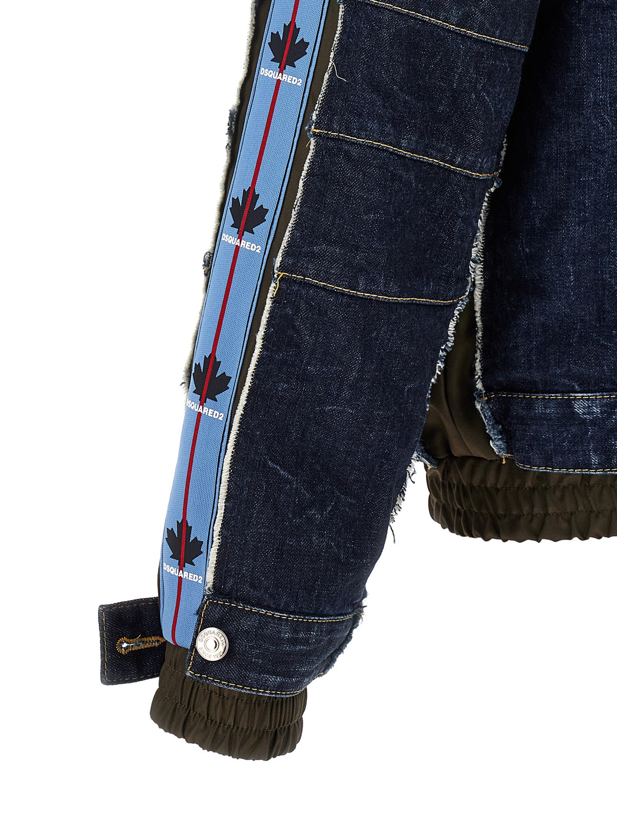 Dsquared² Blaue Jeansjacke aus Baumwolle