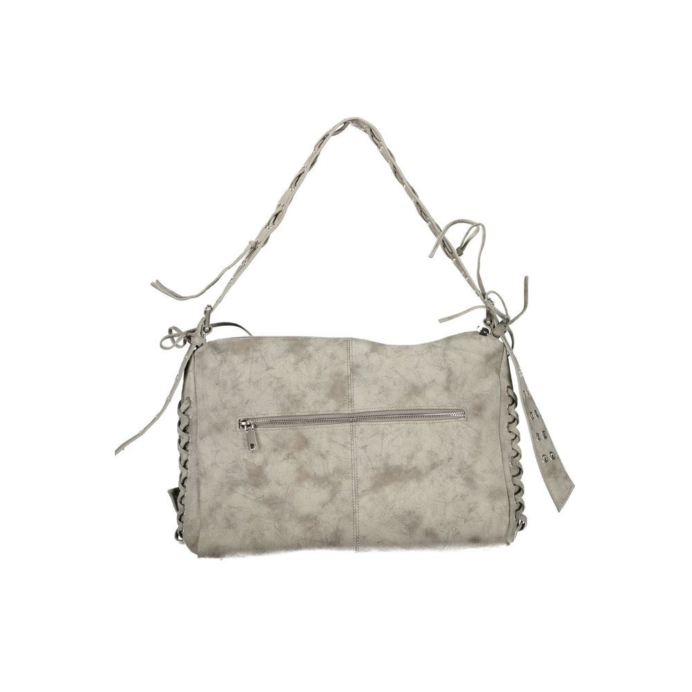 Desigual Graue Handtasche aus Polyethylen