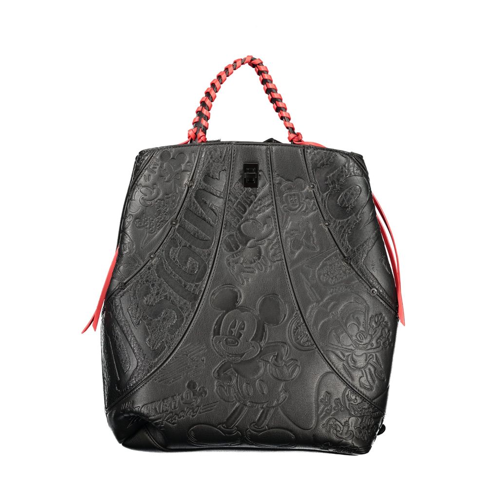 Desigual Schwarzer Rucksack aus Polyethylen