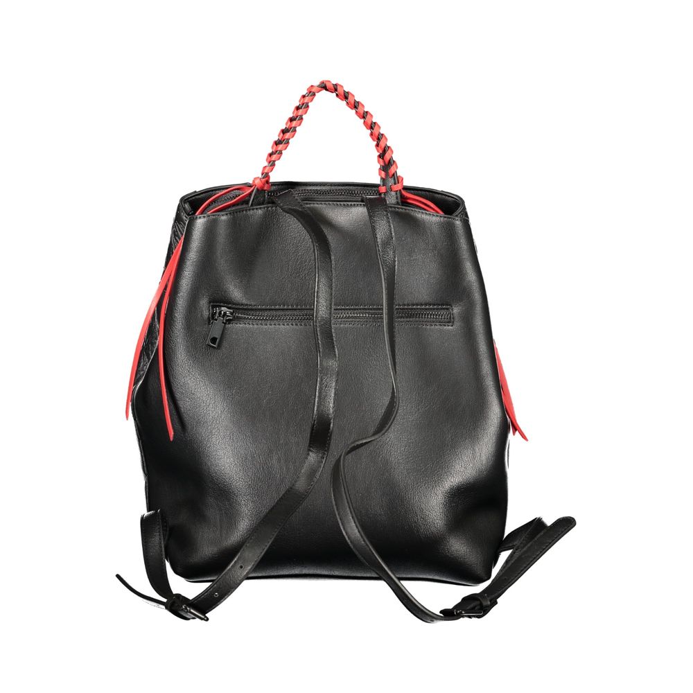 Desigual Schwarzer Rucksack aus Polyethylen