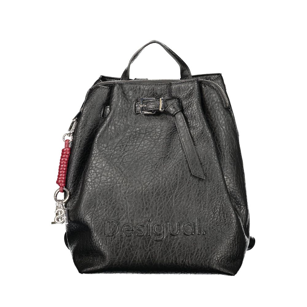 Desigual Schwarzer Rucksack aus Polyethylen