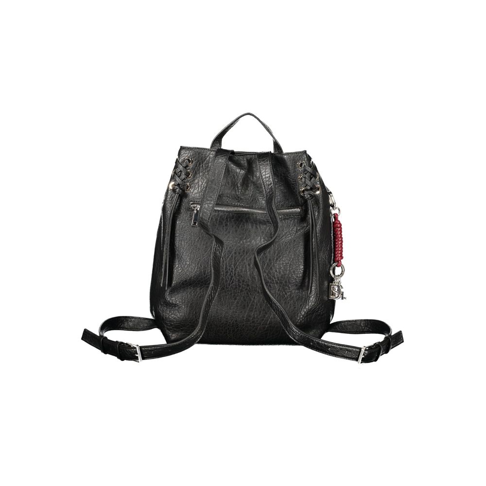Desigual Schwarzer Rucksack aus Polyethylen
