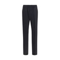 Versace Schwarze Wollhose Oves Aries