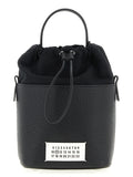 Maison Margiela Schwarze Kalbsleder-Umhängetasche