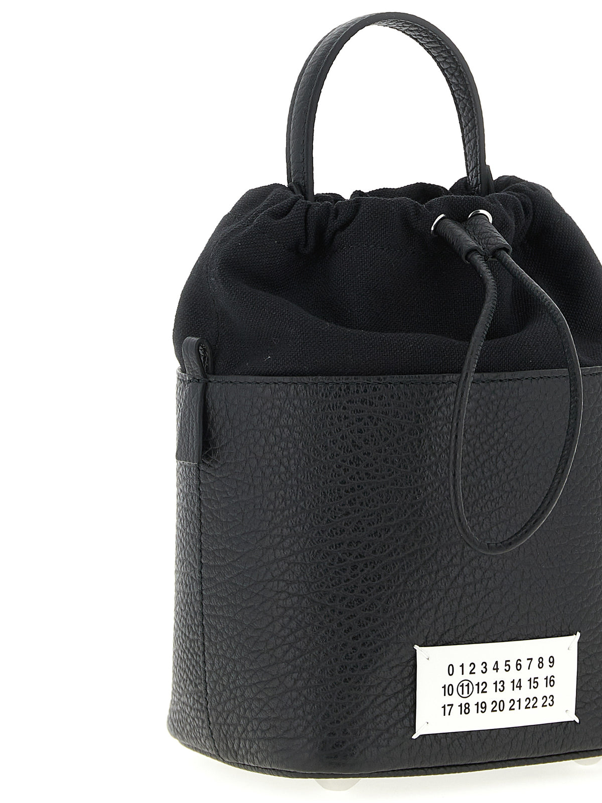Maison Margiela Schwarze Kalbsleder-Umhängetasche