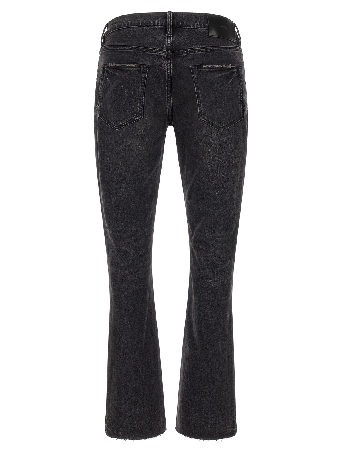 PURPLE Schwarze Baumwoll-Schlagjeans