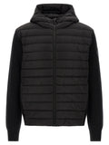 Canada Goose Schwarze Wolljacke in voller Länge