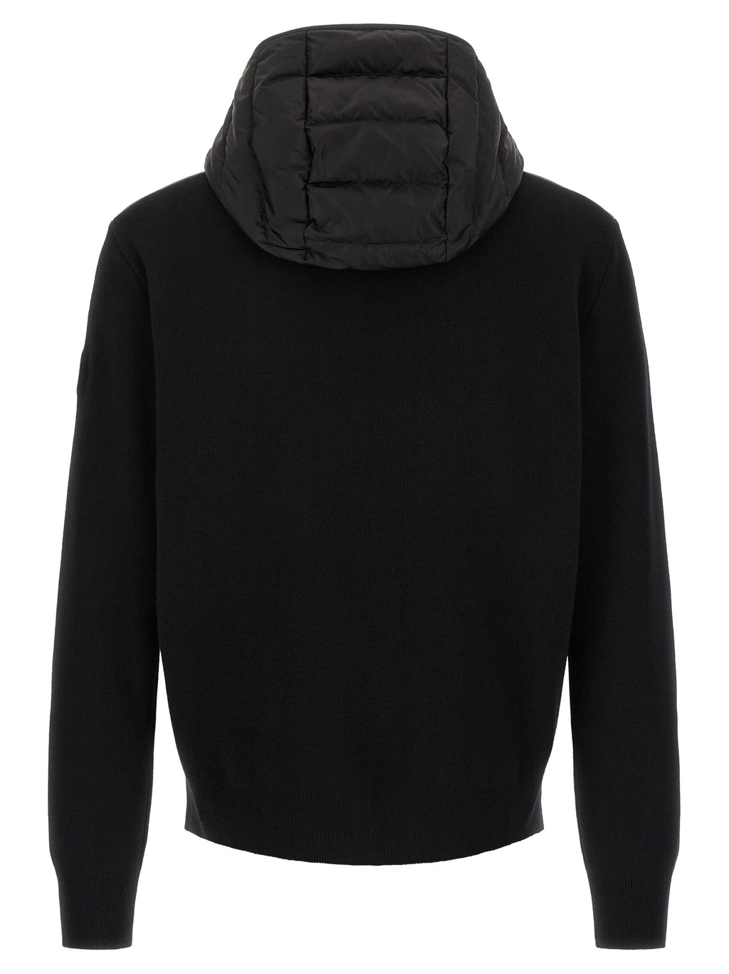 Canada Goose Schwarze Wolljacke in voller Länge