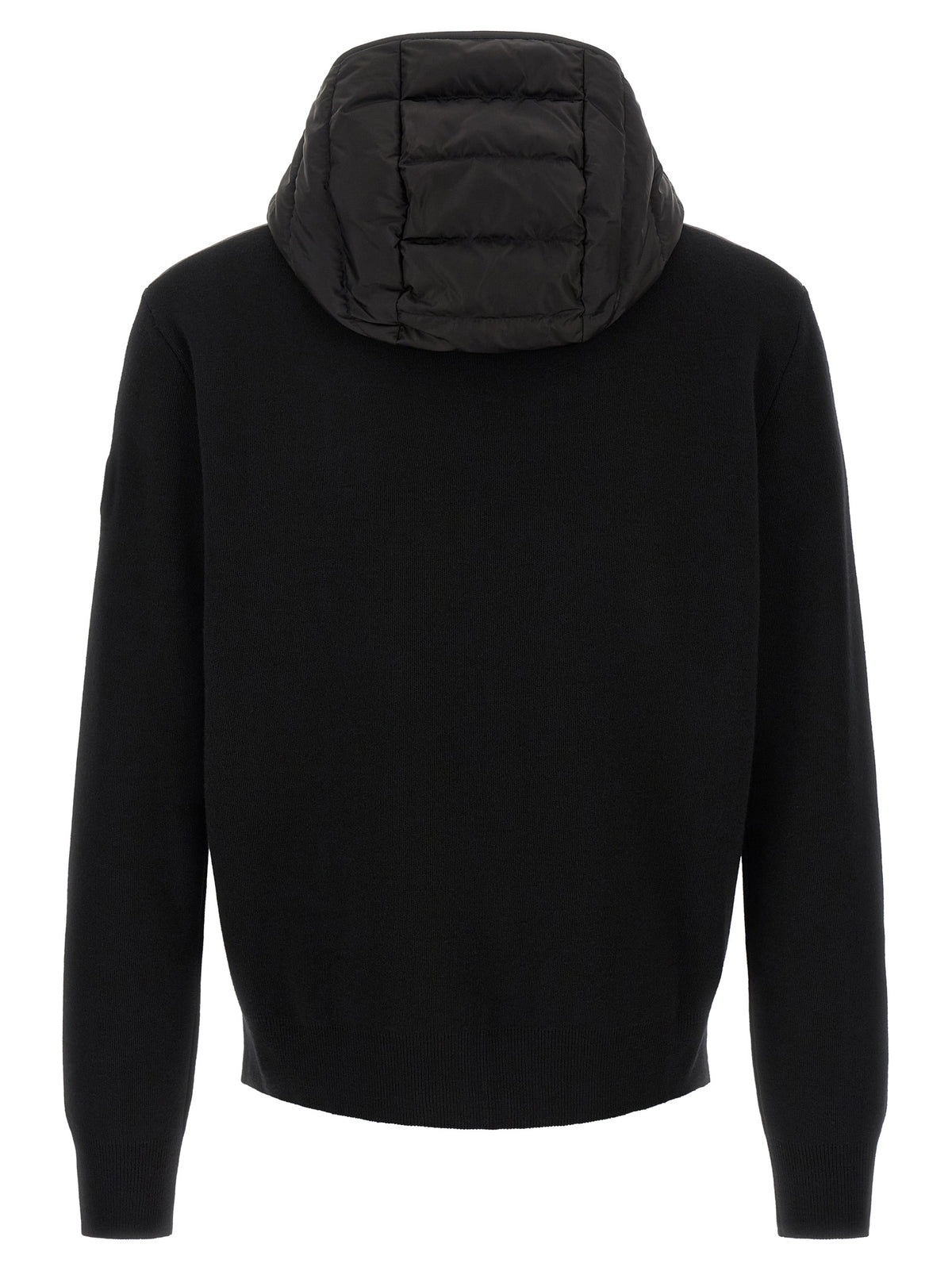 Canada Goose Schwarze Wolljacke in voller Länge
