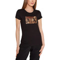 Armani Exchange Schwarzes Baumwoll-T-Shirt