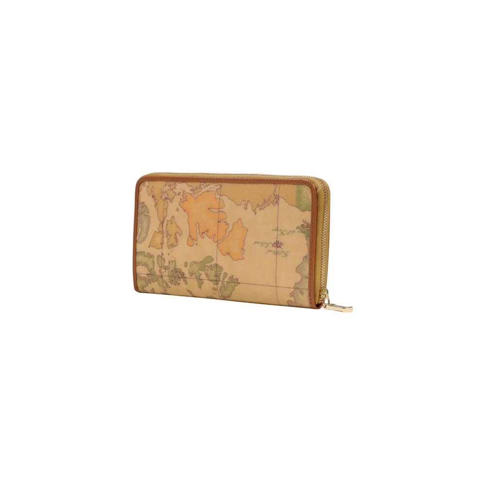 Alviero Martini Prima Classe Beige Leder Portemonnaie