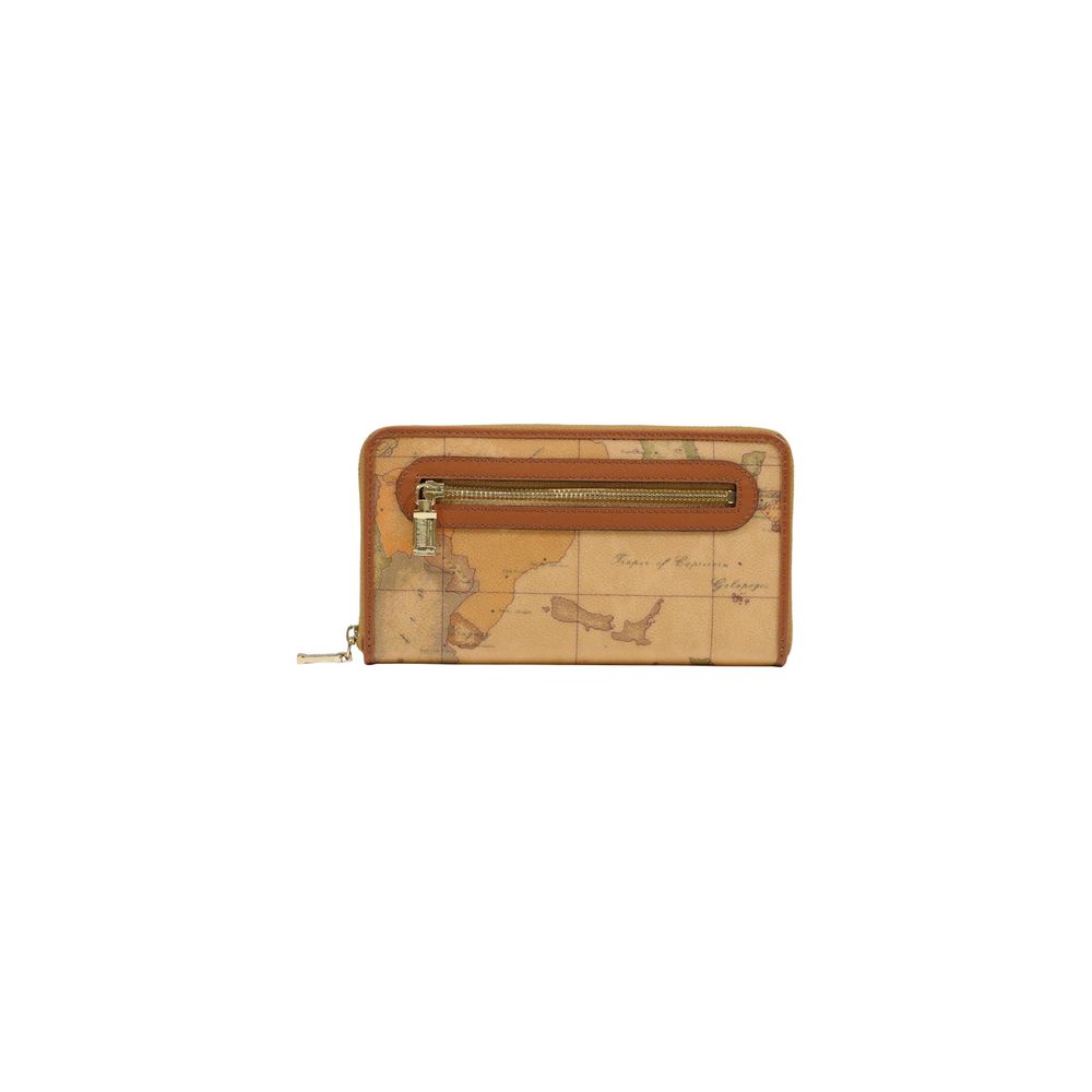 Alviero Martini Prima Classe Beige Leder Portemonnaie