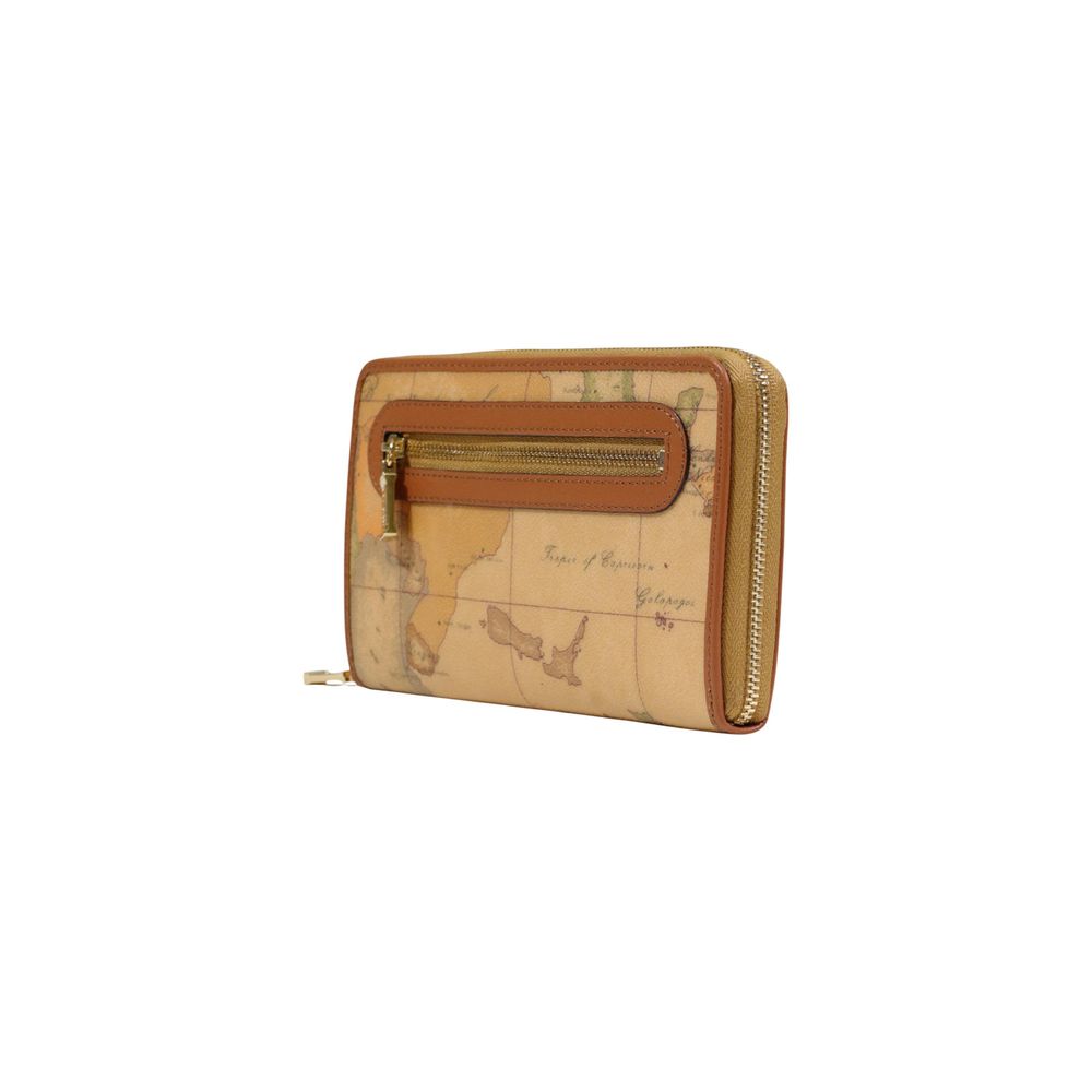 Alviero Martini Prima Classe Beige Leder Portemonnaie