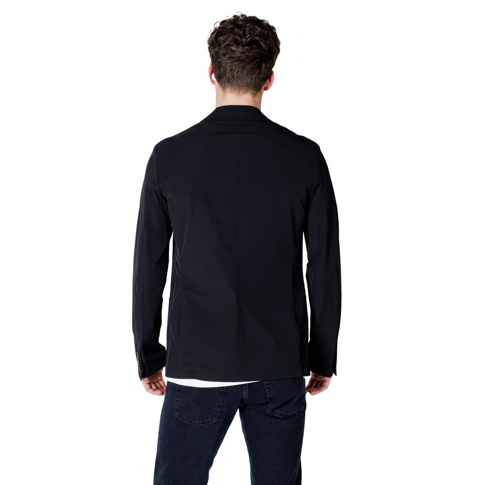 Armani Exchange Schwarzer Baumwollblazer