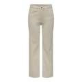 Only Beige Baumwoll Jeans im Relaxed Fit