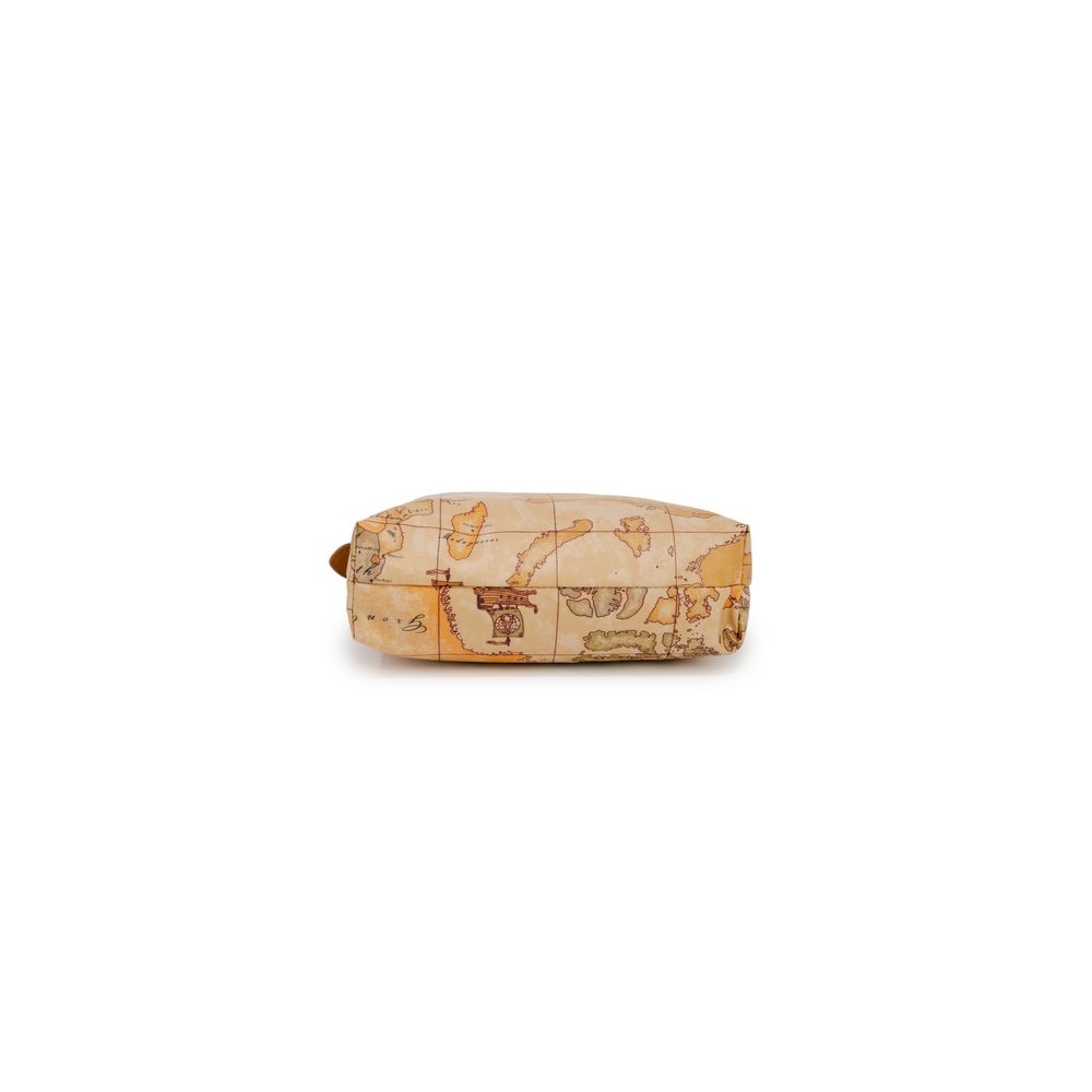Alviero Martini Prima Classe Beige Clutch aus Polyester
