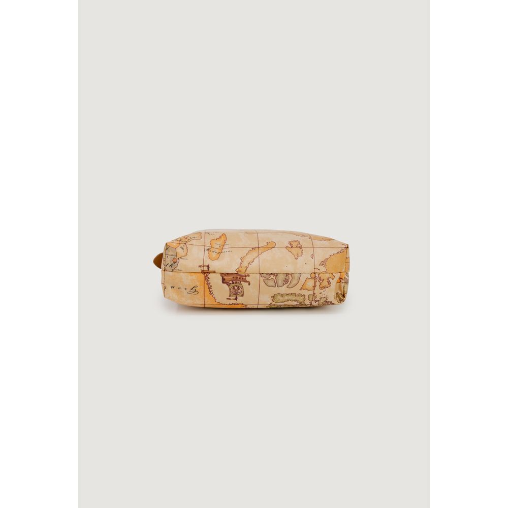 Alviero Martini Prima Classe Beige Clutch aus Polyester