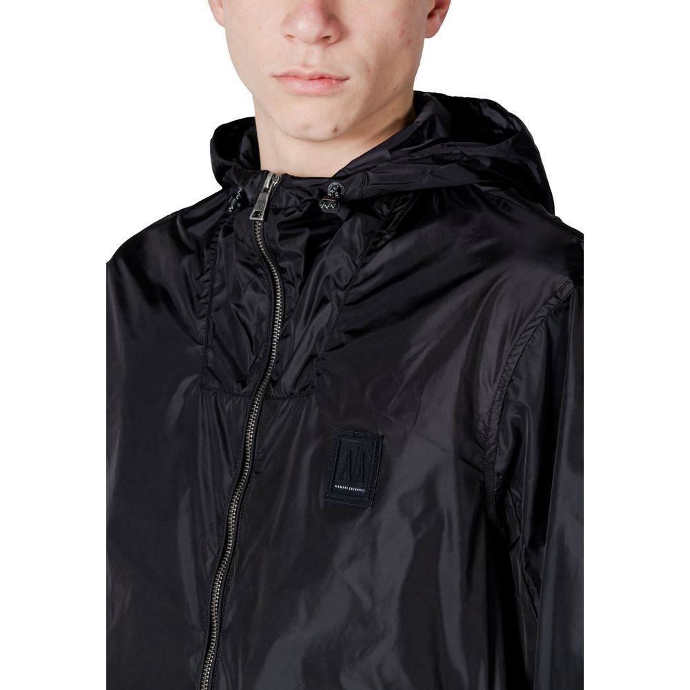 Armani Exchange Schwarze Polyamid-Kleidung
